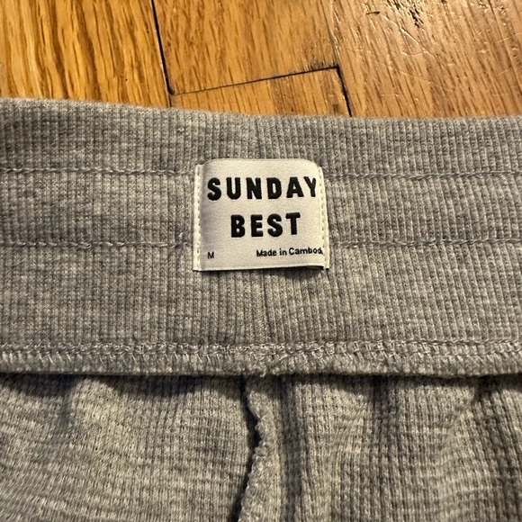 Aritzia Sunday Best waffle pants - Picture 2 of 4